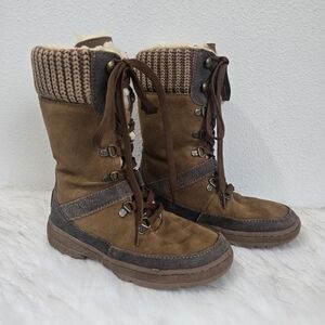 Bearpaw Serena Suede Sheepskin Boots 6